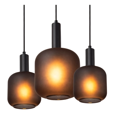 ELOISE - Pendant light - 7xE27 - Black 45405/07/30 Lucide
